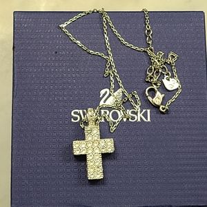 Swarovski cross necklace